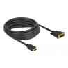 Dwukierunkowy przewód HDMI do DVI 24+1 5m Delock 85656