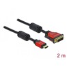 HDMI do DVI 24+1 przewód dwukierunkowy 2m Delock 84342