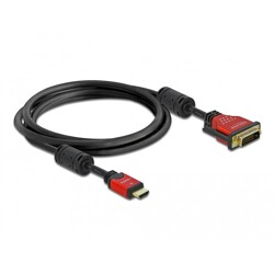 HDMI do DVI 24+1 przewód dwukierunkowy 2m Delock 84342