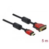 HDMI do DVI 24+1 przewód dwukierunkowy 5m Delock 84344