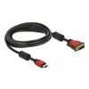 HDMI do DVI 24+1 przewód dwukierunkowy 5m Delock 84344