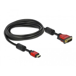 HDMI do DVI 24+1 przewód dwukierunkowy 5m Delock 84344