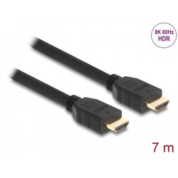 Przewód HDMI HighSpeed 48Gbps 8K 60Hz 7 m, czarny Delock 82005