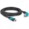 Przewód HDMI 8K HighSpeed męsko-męski kątowy 90° zagięty do dółu 3m Delock 86993