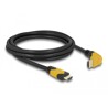 Przewód HDMI 8K HighSpeed męsko-męski kątowy 90° zagięty do góry 2m Delock 86989
