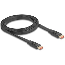 High Speed HDMI Płaski przewód-taśma 48Gbps 8K 60Hz 2m Delock 81002