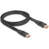 High Speed HDMI płaski przewód-taśma48Gbps 8K 60Hz 1m Delock 81001