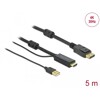 Przewód HDMI do gniazdo DisplayPort 4K 30Hz 5m Delock 85966