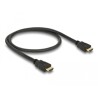 Przewód High Speed HDMI Ethernet HDMI-A męski do HDMI-A męski 4K 0,5m Delock 84751