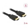 Przewód High Speed HDMI Ethernet HDMI-A męski do HDMI-A męski 4K 3m Delock 84408