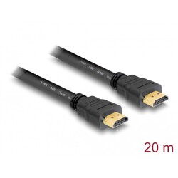 Przewód High Speed HDMI Ethernet HDMI-A męsko-męski 20m Delock 83452
