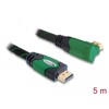 Przewód High Speed HDMI Ethernet HDMI-A męsko-męski kątowe 4K 5m Delock 82954