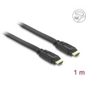 Przewód High Speed HDMI Ethernet HDMI-A męsko-męski płaski 1m Delock 82669