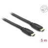 Przewód High Speed HDMI Ethernet HDMI-A męsko-męski płaski 5m Delock 82672