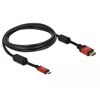 Przewód High Speed HDMI Ethernet - HDMI-A męskie do HDMI Mini-C męskie 4K 3m Delock 84337