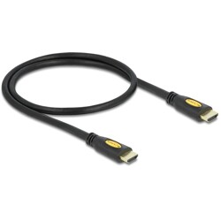 Przewód High Speed HDMI Ethernet - HDMI-A męsko-męski 4K 0,5m Delock 83737