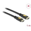 Przewód High Speed HDMI Ethernet - HDMI-A męsko-męski 4K 1,0 m Delock 82584