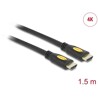 Przewód High Speed HDMI Ethernet - HDMI-A męsko-męski 4K 1,5m Delock 83738