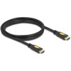Przewód High Speed HDMI Ethernet - HDMI-A męsko-męski 4K 1,5m Delock 83738
