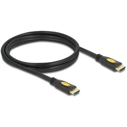 Przewód High Speed HDMI Ethernet - HDMI-A męsko-męski 4K 1,5m Delock 83738
