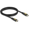 Przewód High Speed HDMI Ethernet - HDMI-A męsko-męski 4K 1,5m Delock 83738