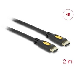 Przewód High Speed HDMI Ethernet - HDMI-A męsko-męski 4K 2,0 m Delock 82583