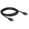 Przewód High Speed HDMI Ethernet HDMI-A męskie do HDMI-A  4K 1m Delock 84713