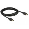 Przewód High Speed HDMI Ethernet HDMI-A męskie do HDMI-A 4K 1m Delock 84713