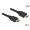 Przewód High Speed HDMI Ethernet HDMI-A męskie do HDMI-A  4K 2m Delock 84714