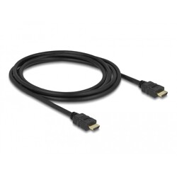 Przewód High Speed HDMI Ethernet HDMI-A męskie do HDMI-A  4K 2m Delock 84714