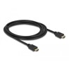 Przewód High Speed HDMI Ethernet HDMI-A męskie do HDMI-A 4K 2m Delock 84714