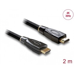 Przewód High Speed HDMI Ethernet 4K 30Hz 2m Delock 82737