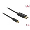 Przewód koncentryczny USB typu C do HDMI (DP Alt Mode) 4K 60Hz 1m Delock 84904