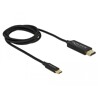 Przewód koncentryczny USB typu C do HDMI (DP Alt Mode) 4K 60Hz 1m Delock 84904