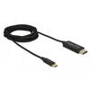 Przewód koncentryczny USB typu C do HDMI (DP Alt Mode) 4K 60Hz 2m Delock 84905
