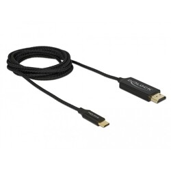 Przewód koncentryczny USB typu C do HDMI (DP Alt Mode) 4K 60Hz 2m Delock 84905