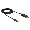 Przewód koncentryczny USB typu C do HDMI (DP Alt Mode) 4K 60Hz 2m Delock 84905