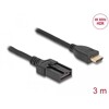 Przewód samochodowy HDMI, męski HDMI-A do męskiego HDMI-E 3m 4K 60Hz Delock 87906
