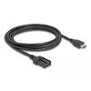 Przewód samochodowy HDMI, męski HDMI-A do męskiego HDMI-E 3m 4K 60Hz Delock 87906