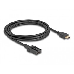 Przewód samochodowy HDMI, męski HDMI-A do męskiego HDMI-E 3m 4K 60Hz Delock 87906
