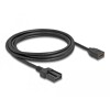 Przewód samochodowy HDMI, żeński HDMI-A do męskiego HDMI-E 3m 4K 60Hz Delock 87905