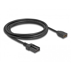 Przewód samochodowy HDMI, żeński HDMI-A do męskiego HDMI-E 3m 4K 60Hz Delock 87905