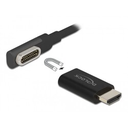 Przewód z przejściówką USB typu C do HDMI, 4K 60Hz magnetyczny 1,20m Delock 66685