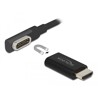 Przewód z przejściówką USB typu C do HDMI, 4K 60Hz magnetyczny 1,20m Delock 66685