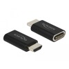 Przewód z przejściówką USB typu C do HDMI, 4K 60Hz magnetyczny 1,20m Delock 66685