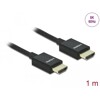 Przewód HDMI koncentryczny HighSpeed 48Gbps 8K 60Hz 1m czarny Delock 85384