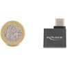 Miniadapter USB typu C męski na żeński HDMI (DP Alt Mode) 4K Delock 64256