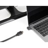 Miniadapter USB typu C męski na żeński HDMI (DP Alt Mode) 4K Delock 64256