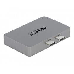 Podwójna przejściówka HDMI 4K 60Hz i PD 3.0 do MacBook Delock 64123 Podwójna przejściówka HDMI 4K 60Hz i PD 3.0 do MacBook Delock 64123