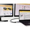 Podwójna przejściówka HDMI 4K 60Hz i PD 3.0 do MacBook Delock 64123